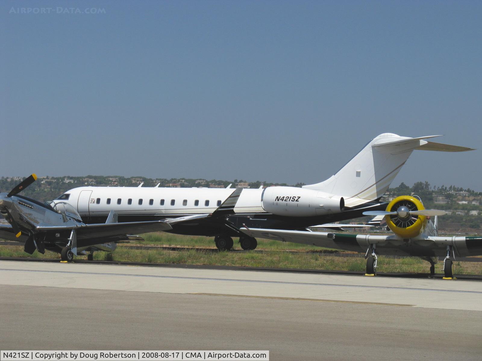 N421SZ, 2007 Bombardier BD-700-1A10 Global Express C/N 9239, 2007 Bombardier BD-700-1A10 GLOBAL EXPRESS, two Rolls-Royce Deutschland BR710A2-20 Turbofans 14,750 lb st each flat rated to ISA +20 deg.C with FADEC, taxi
