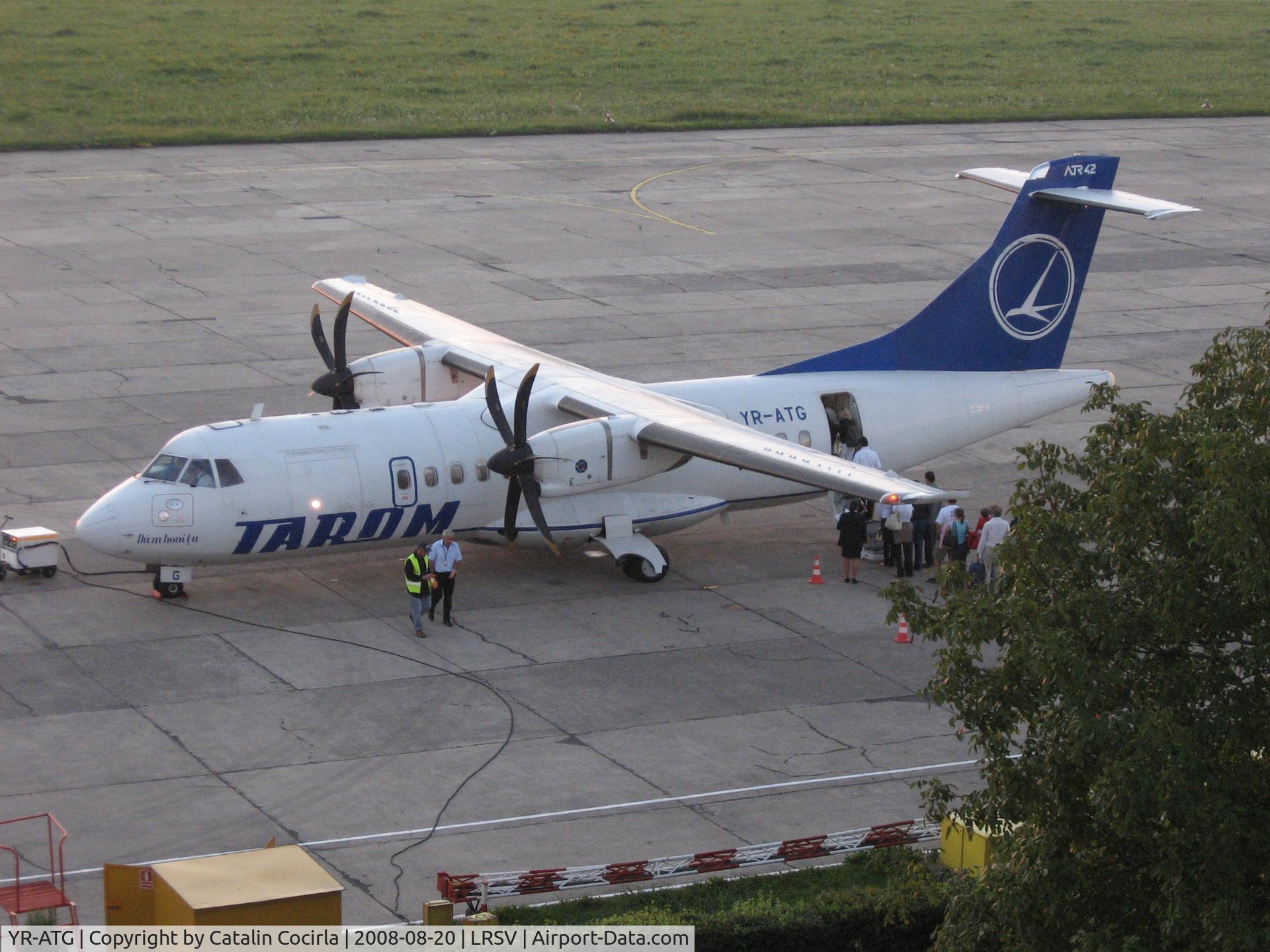 YR-ATG, 1999 ATR 42-500 C/N 605, Almost ready for departure