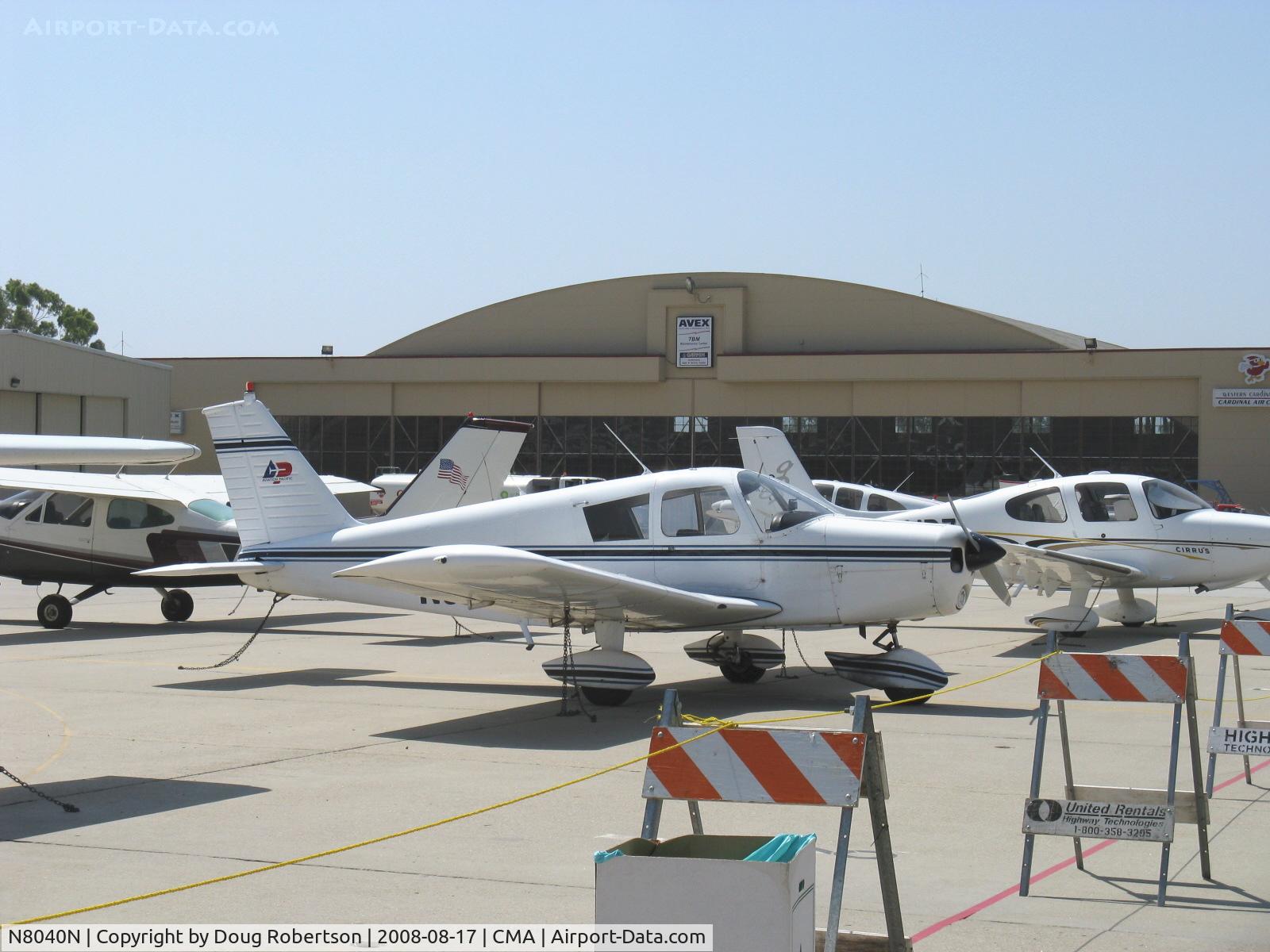 N8040N, 1968 Piper PA-28-140 Cherokee C/N 28-25285, 1968 Piper PA-28-140 CHEROKEE, Lycoming O-320 150 Hp
