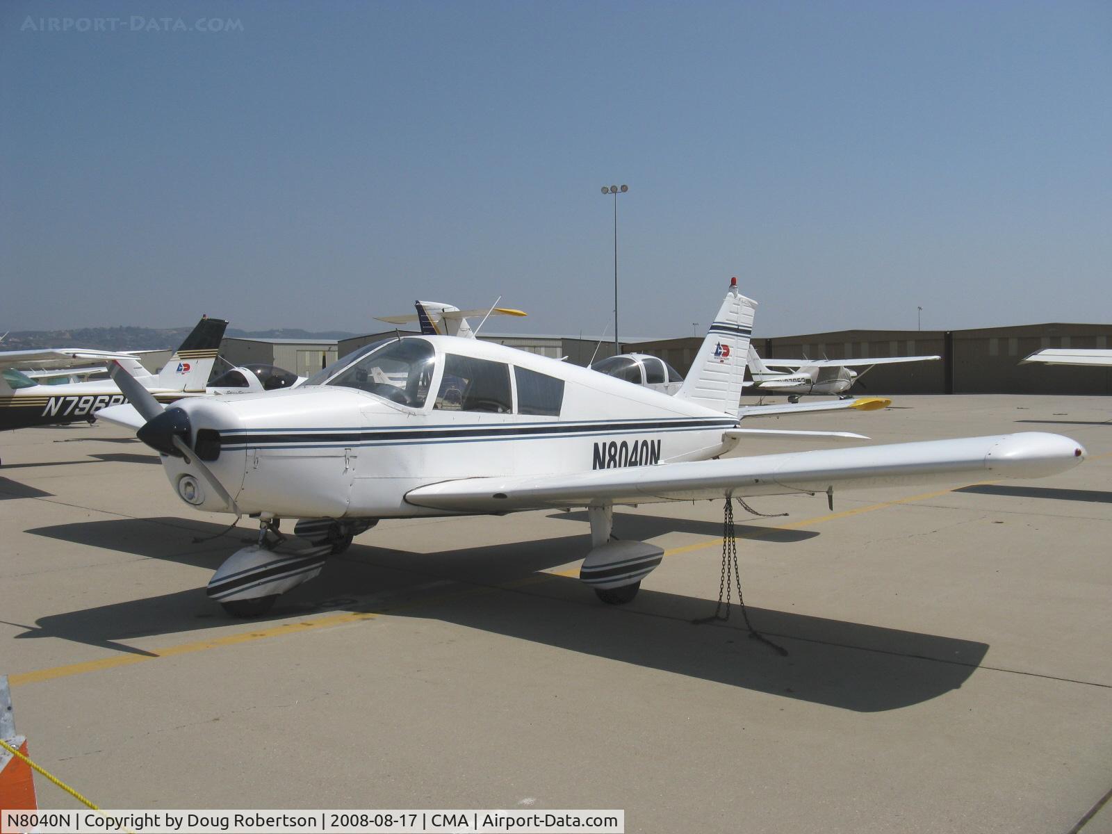 N8040N, 1968 Piper PA-28-140 Cherokee C/N 28-25285, 1968 Piper PA-28-140 CHEROKEE, Lycoming O-320 150 Hp