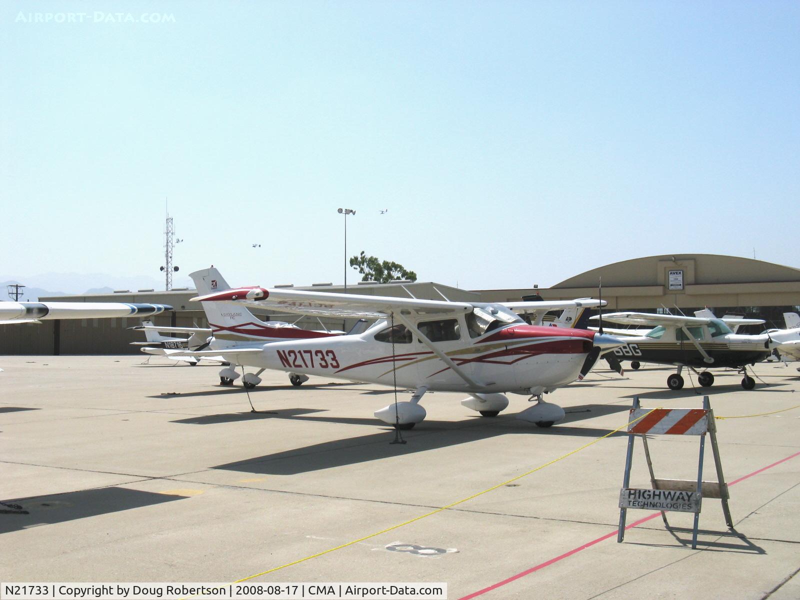 N21733, 2007 Cessna T182T Turbo Skylane Turbo Skylane C/N T18208706, 2007 Cessna T182T TURBO SKYLANE, Lycoming TIO-540-AK1A 235 Hp