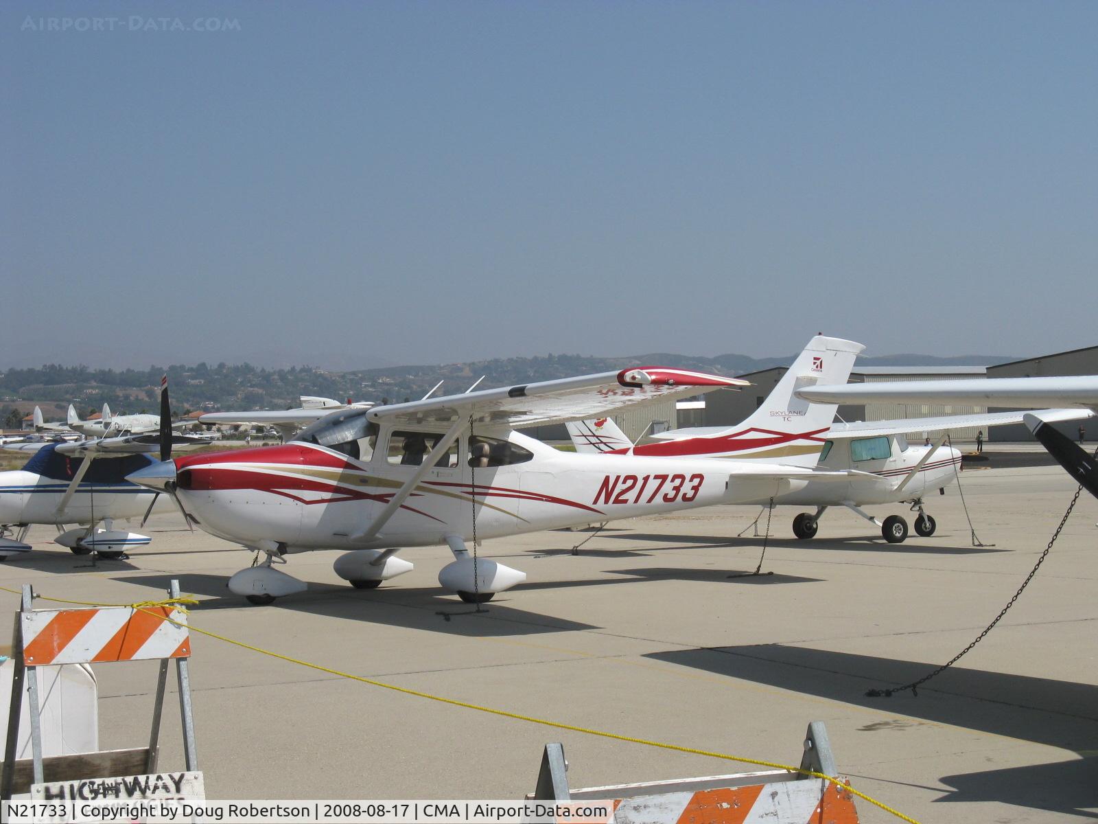 N21733, 2007 Cessna T182T Turbo Skylane Turbo Skylane C/N T18208706, 2007 Cessna T182T TURBO SKYLANE, Lycoming TIO-540-AK1A 235 Hp