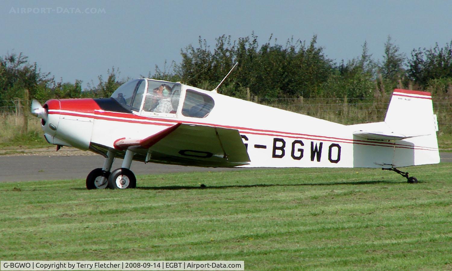 G-BGWO, 1955 Jodel D-112 C/N 227, 1955 Jodel D112 - A visitor to the 2008 Turweston Vintage and Classic Day