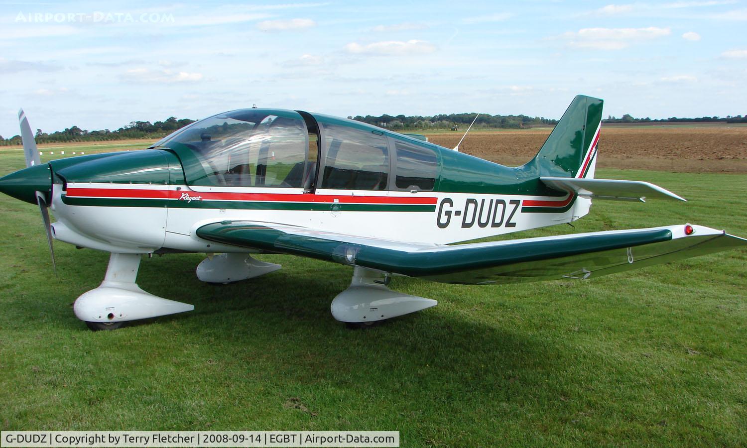 G-DUDZ, 1997 Robin DR-400-180 Regent Regent C/N 2367, 1997-Robin - A visitor to the 2008 Turweston Vintage and Classic Day