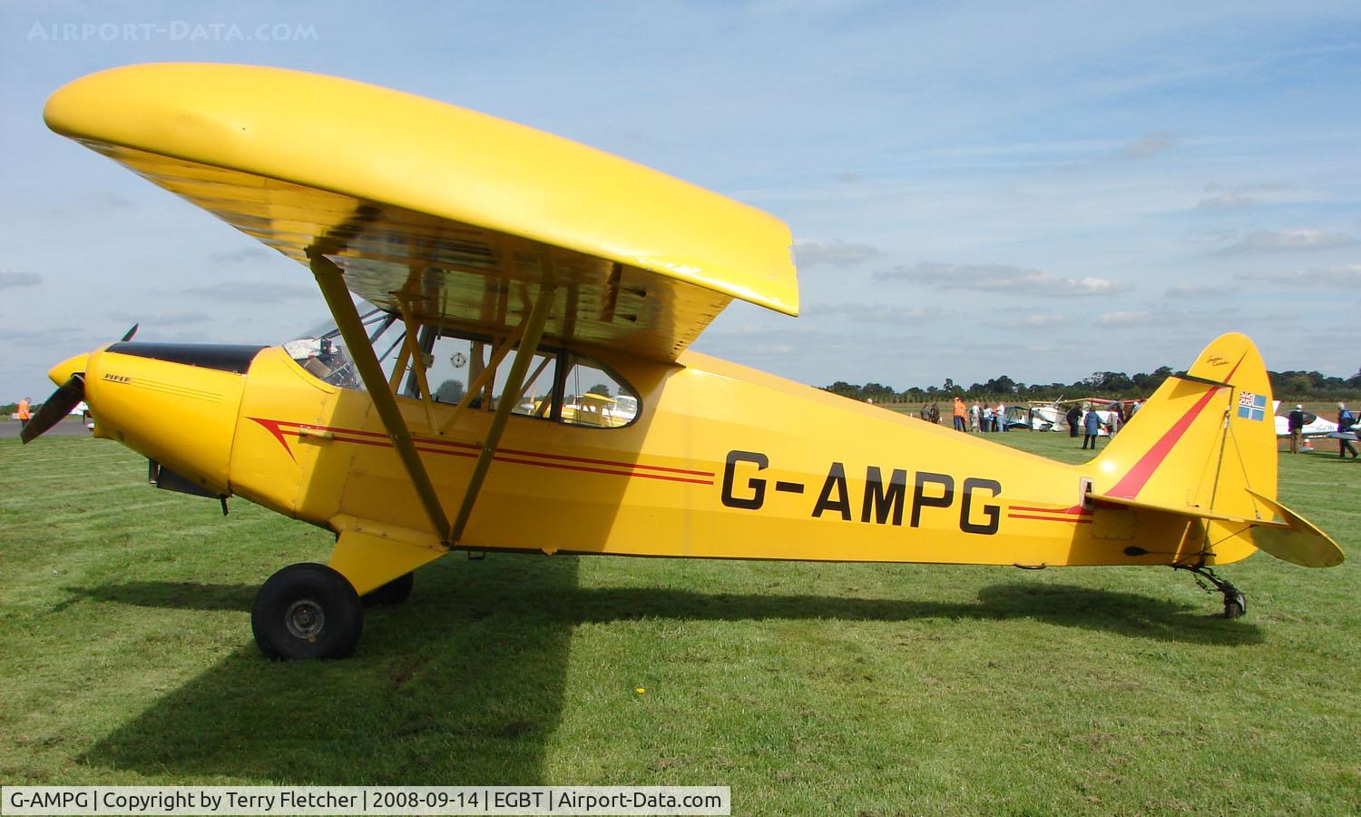 G-AMPG, 1946 Piper PA-12 Super Cruiser C/N 12-985, 1946 Piper Pa-12 - A visitor to the 2008 Turweston Vintage and Classic Day