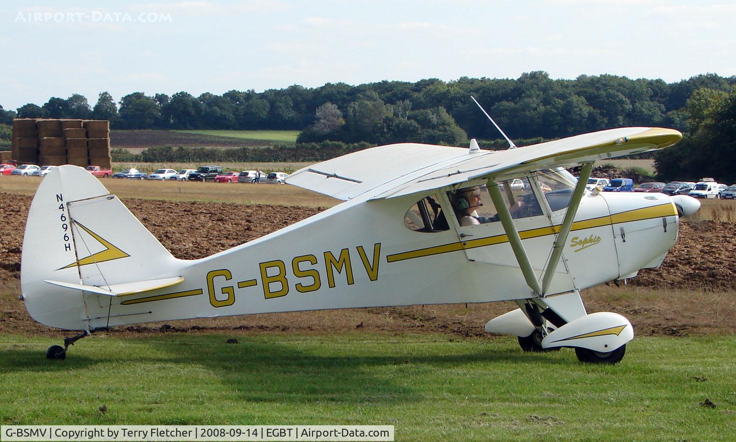 G-BSMV, 1948 Piper PA-17 Vagabond C/N 17-94, 1948 Piper Pa-17 - A visitor to the 2008 Turweston Vintage and Classic Day