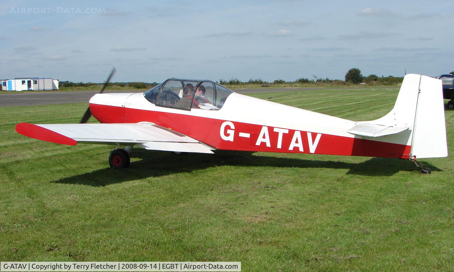 G-ATAV, 1965 Druine D.62C Condor C/N RAE/611, 1965 Druine Condor - A visitor to the 2008 Turweston Vintage and Classic Day