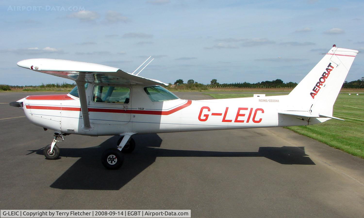 G-LEIC, 1985 Reims FA152 Aerobat C/N 0416, 1985 Cessna 152 - A visitor to the 2008 Turweston Vintage and Classic Day