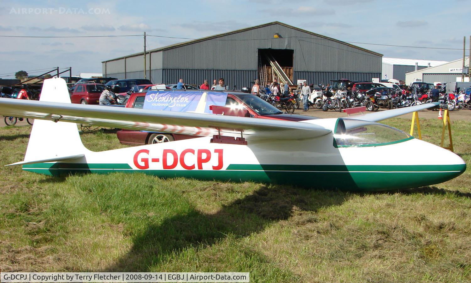 G-DCPJ, 1967 Schleicher Ka-6E Rhonsegler C/N 4059, A visitor to the 2008 Turweston Vintage and Classic Day