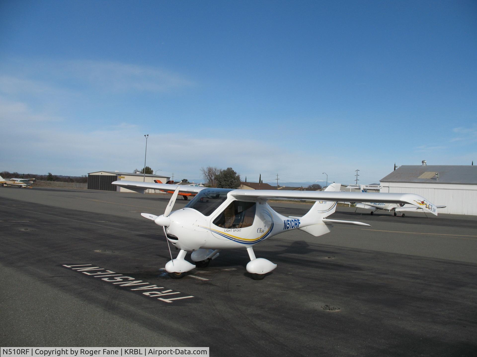 N510RF, 2006 Flight Design CTSW C/N 06-08-04, N510RF - 2006 Flight Design CTsw obn ramp at Red Bluff, CA
