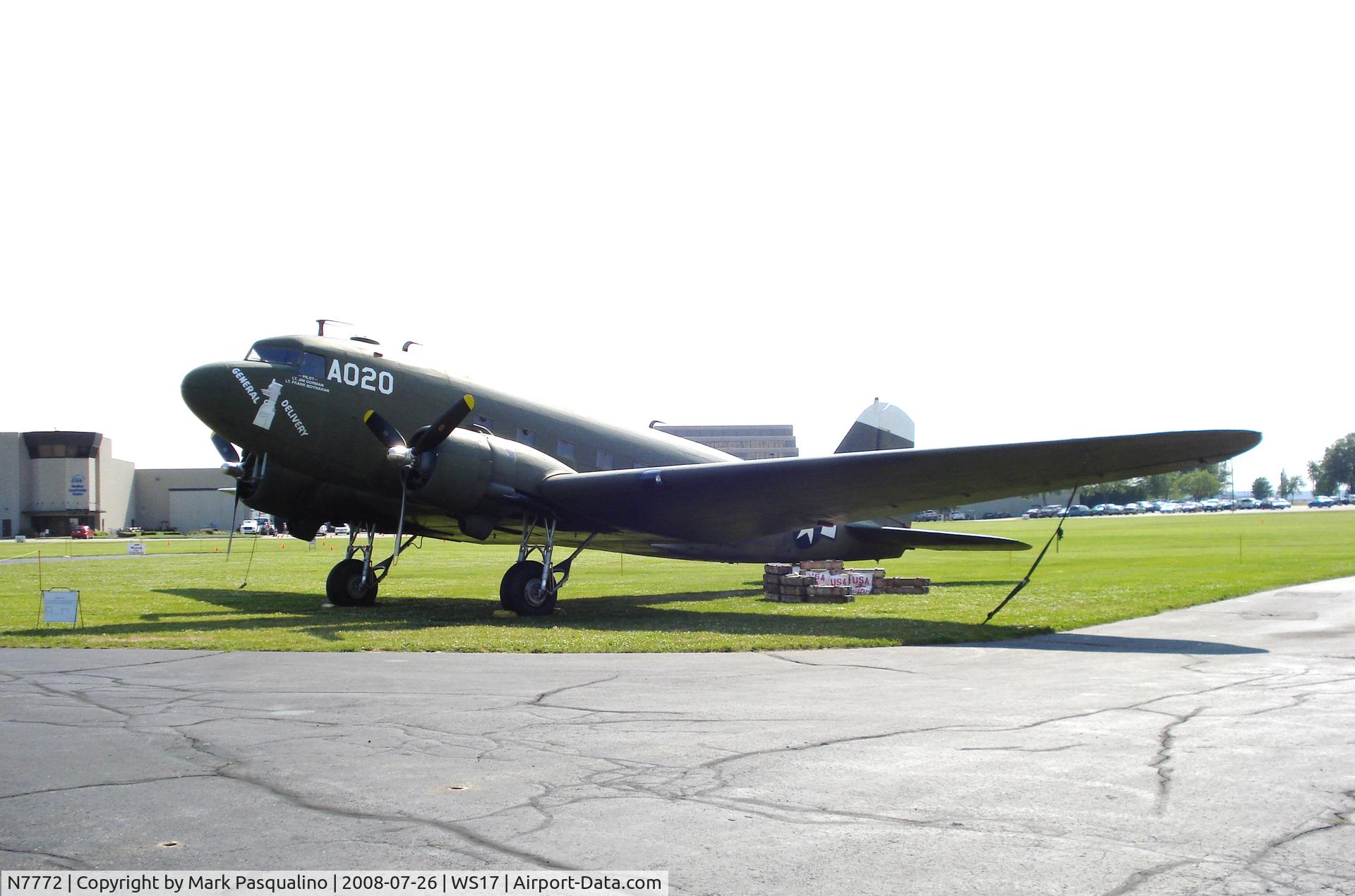 N7772, 1943 Douglas C-49K (DC-3-455) C/N 6338, Douglas DC-3