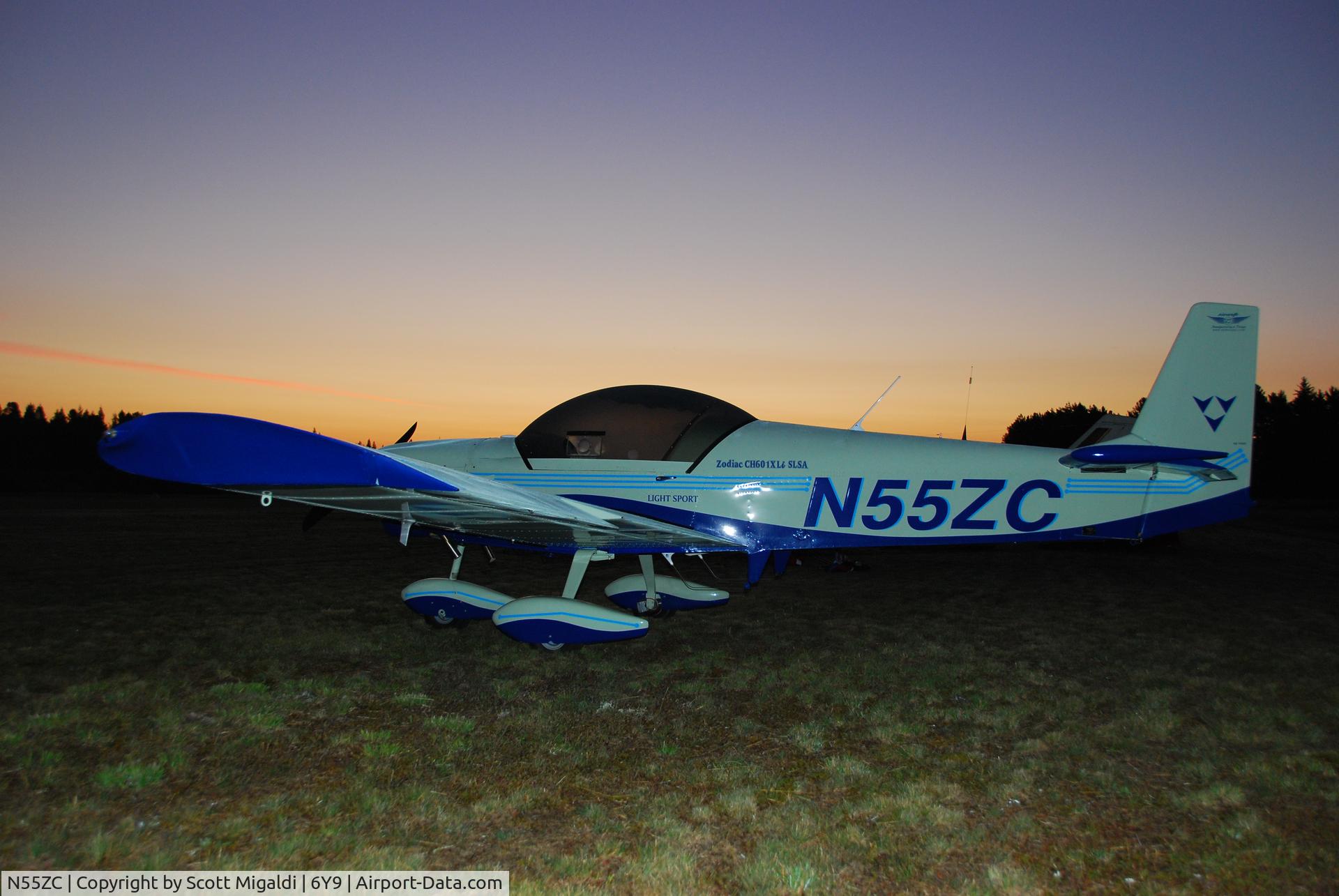 N55ZC, 2008 AMD CH-601XLI SLSA C/N 601-060S, Morning at the 6Y9 Labor day Fly-in