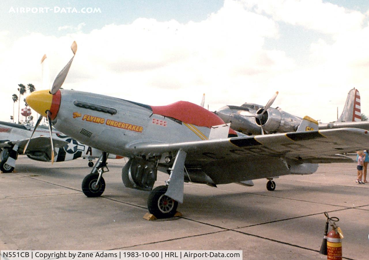 N551CB, 1945 North American P-51D Mustang C/N 124-48134, At CAF Airsho '83