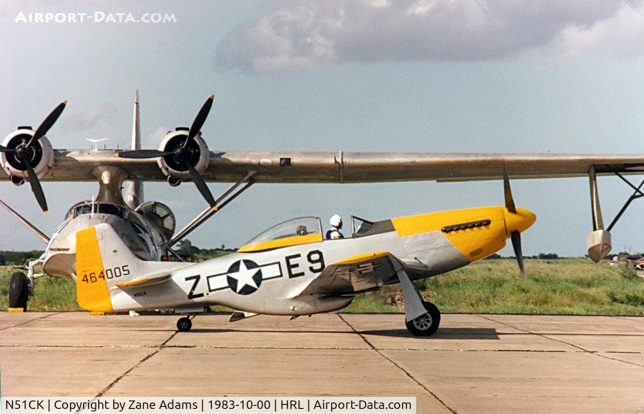 N51CK, 1960 North American F-51D Mustang C/N 44-64005, At CAF Airsho '83