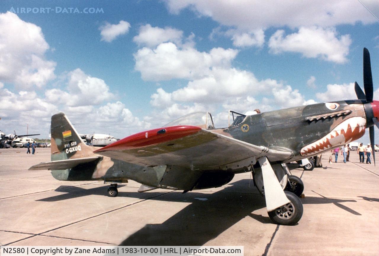 N2580, 1967 North American F-51D Mustang C/N AF-67-22580, At CAF Airsho '83 -  C-GXUQ
