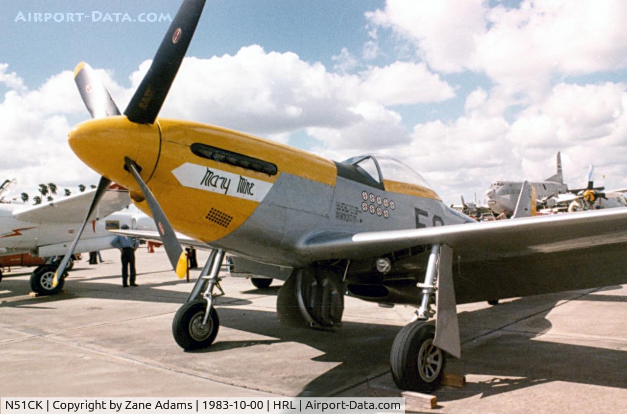 N51CK, 1960 North American F-51D Mustang C/N 44-64005, At CAF Airsho '83