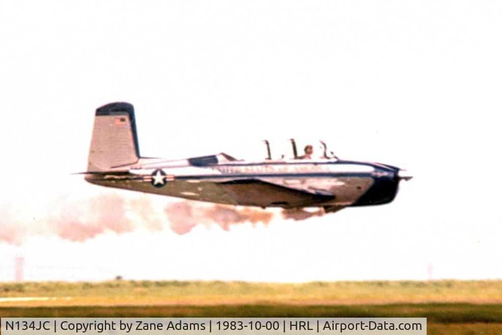 N134JC, 1955 Beech T-34-A (A45) Mentor C/N G-812, At CAF Airsho '83 - Julie Clark's machine