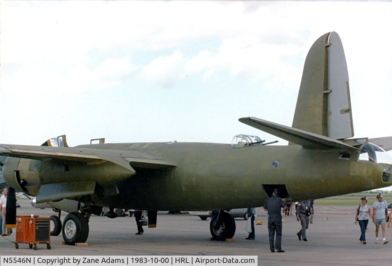 N5546N, Martin TB-26C Marauder C/N 2253 (4762?), CAF B-26 Carolyn under restoration at Harlingen