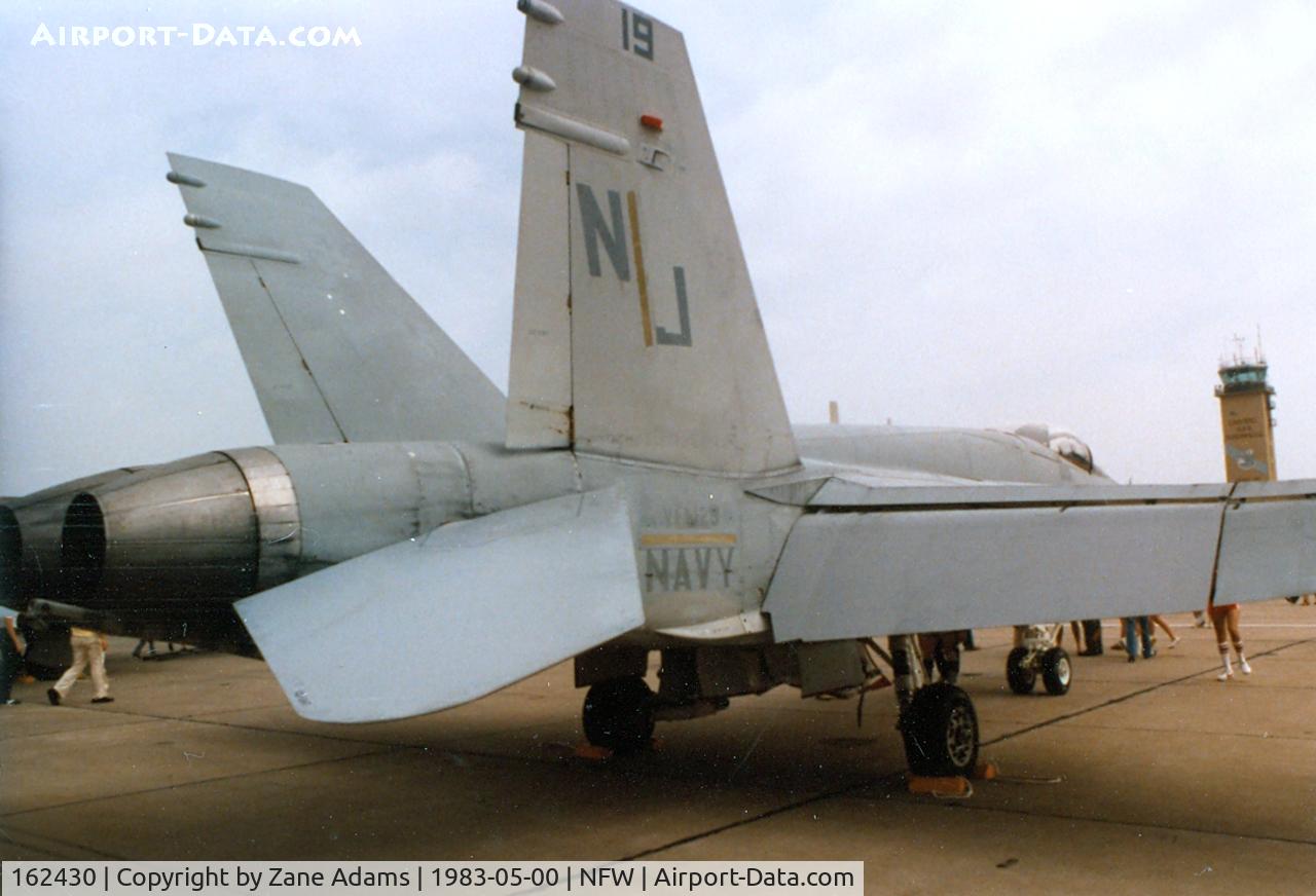 162430, McDonnell Douglas F/A-18A+ Hornet C/N 272/A218, At Carswell AFB Airshow 1983