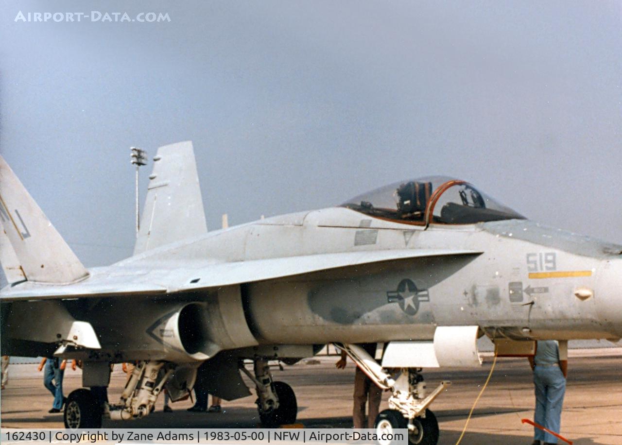 162430, McDonnell Douglas F/A-18A+ Hornet C/N 272/A218, At Carswell AFB Airshow 1983