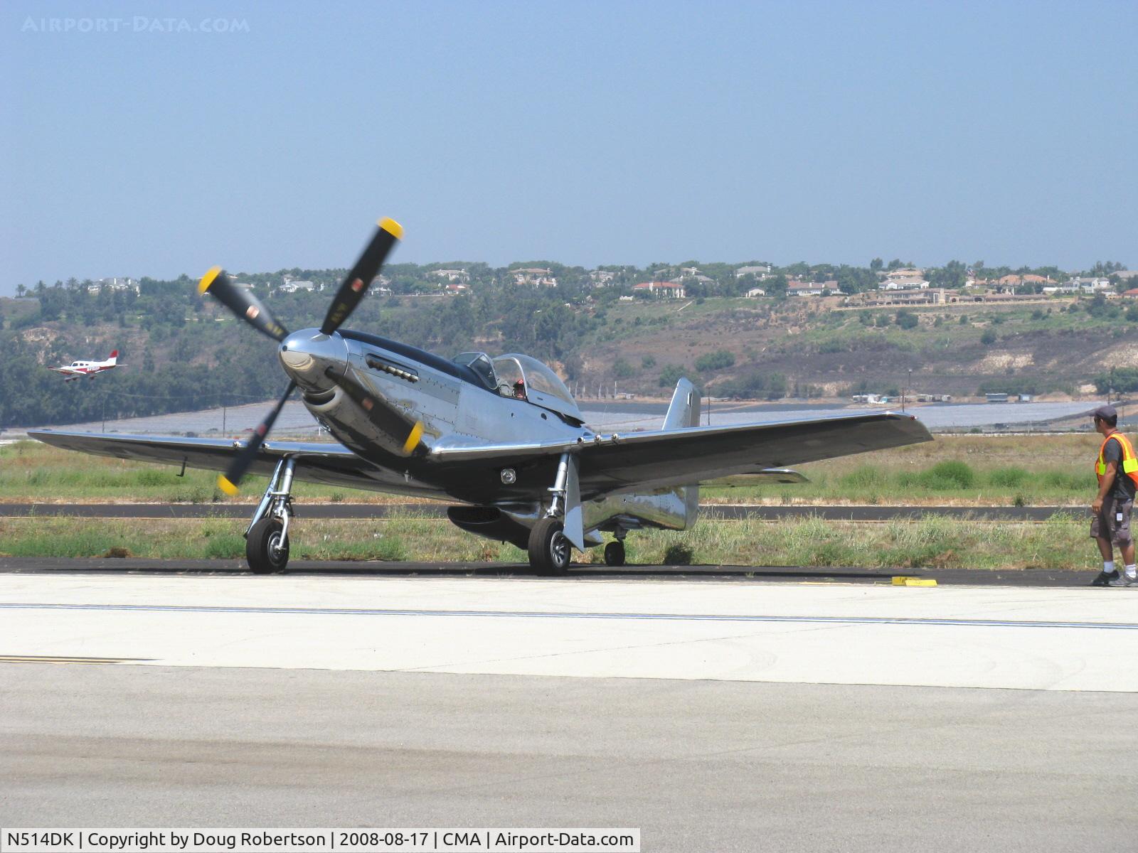 N514DK, 1945 North American P-51D Mustang C/N 45-11558, 1945 North American P-51D-25 MUSTANG, Packard-Rolls V1650 1,490 Hp, Limited class, engine start