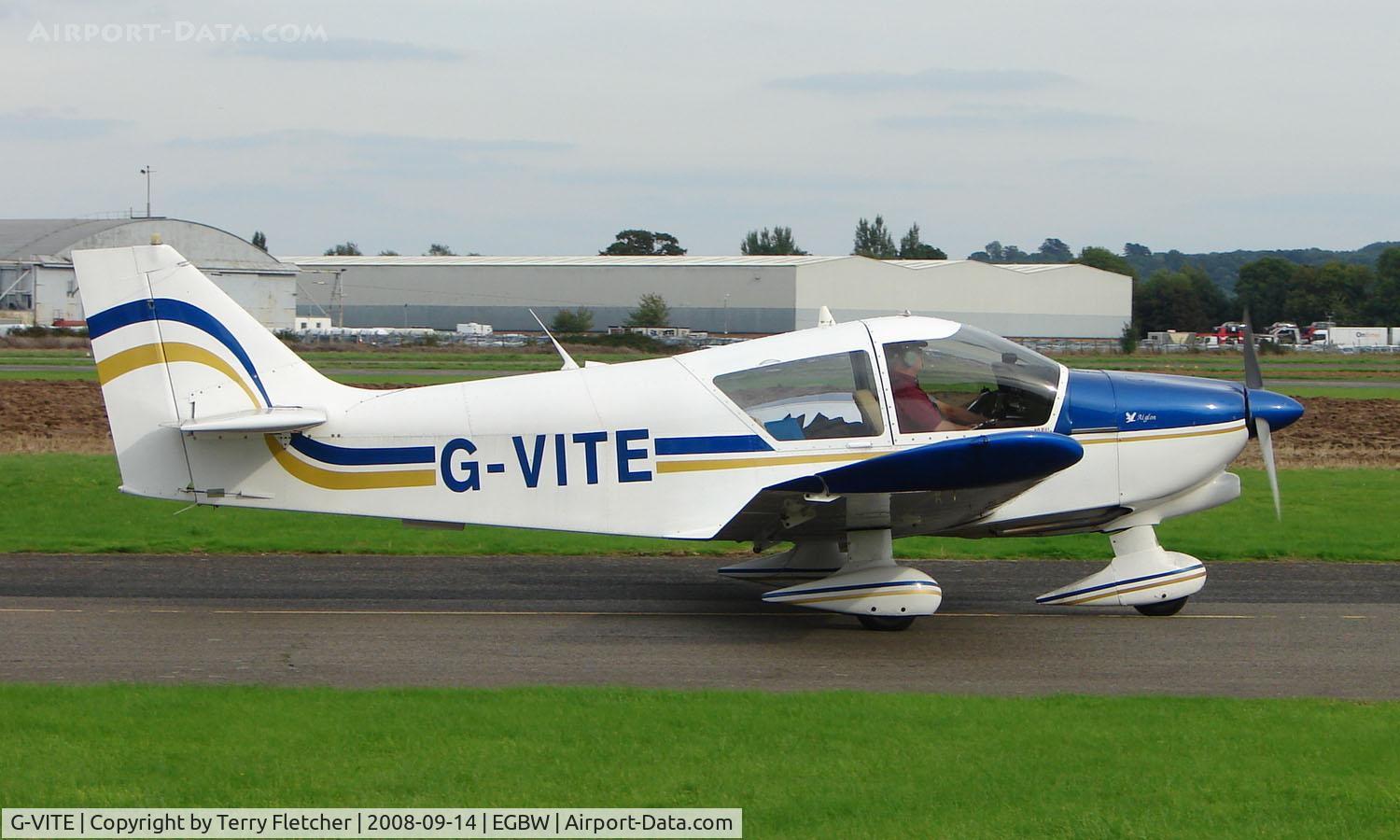 G-VITE, 1978 Robin R-1180T Aiglon Aiglon C/N 219, 1978 Robin R1180T at Wellesbourne