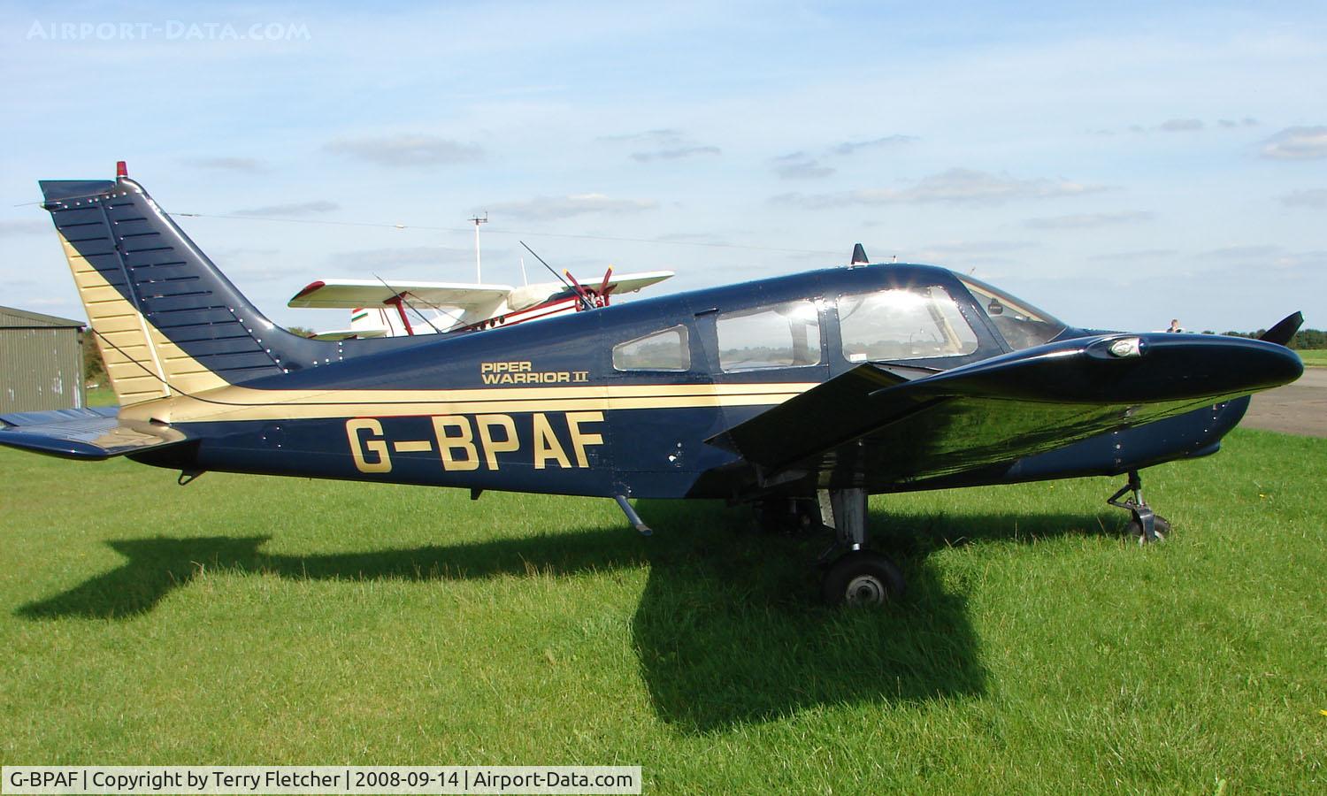 G-BPAF, 1977 Piper PA-28-161 Cherokee Warrior II C/N 28-7716142, 1977 Piper Pa-28-161 at Hinton-in-the-Hedges