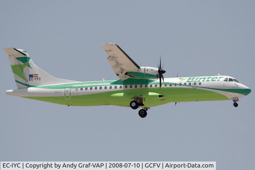 EC-IYC, 2004 ATR 72-212A C/N 709, Binter Canarias ATR72