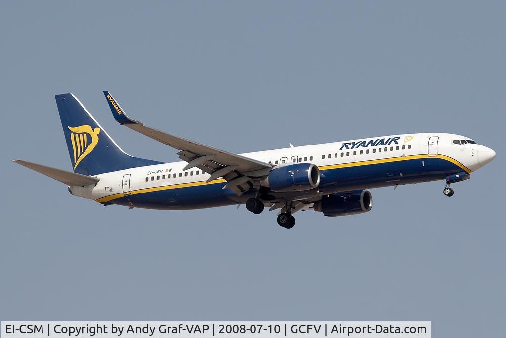 EI-CSM, 2000 Boeing 737-8AS C/N 29926, Ryanair 737-800