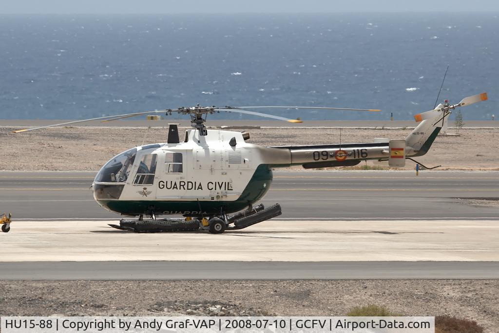 HU15-88, MBB Bo-105CB C/N S-637, Spain - Guardia Civil MBB Bo105