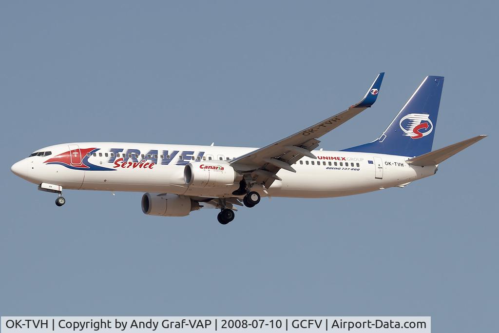 OK-TVH, 2008 Boeing 737-8Q8 C/N 35275, Travel Service 737-800