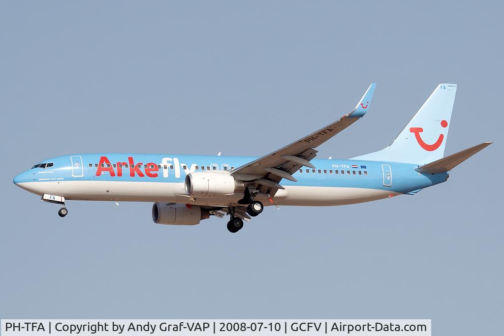 PH-TFA, 2007 Boeing 737-8K5 C/N 35100, Arkefly 737-800