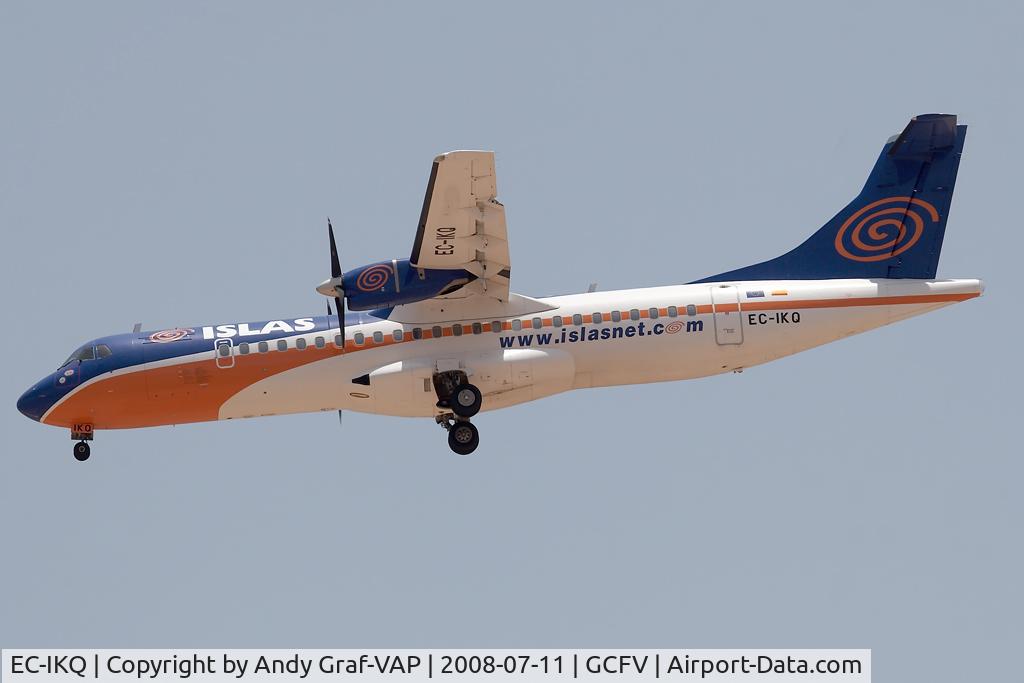 EC-IKQ, 1996 ATR 72-202 C/N 477, Islas Airways ATR72