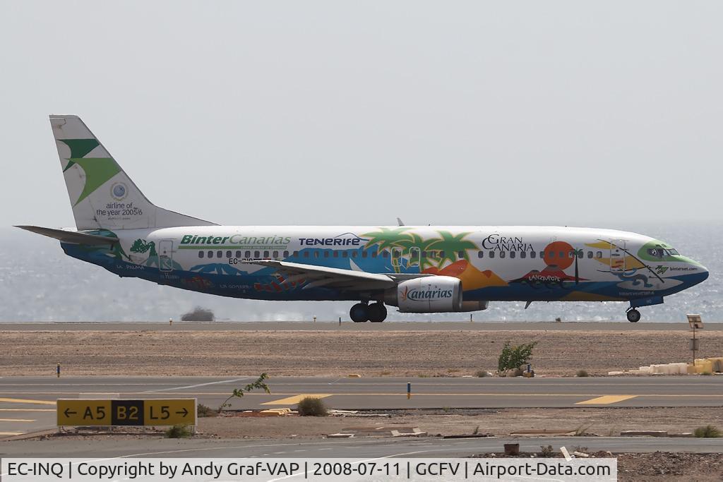 EC-INQ, 1992 Boeing 737-4Q8 C/N 25169, Binter Canarias 737-400