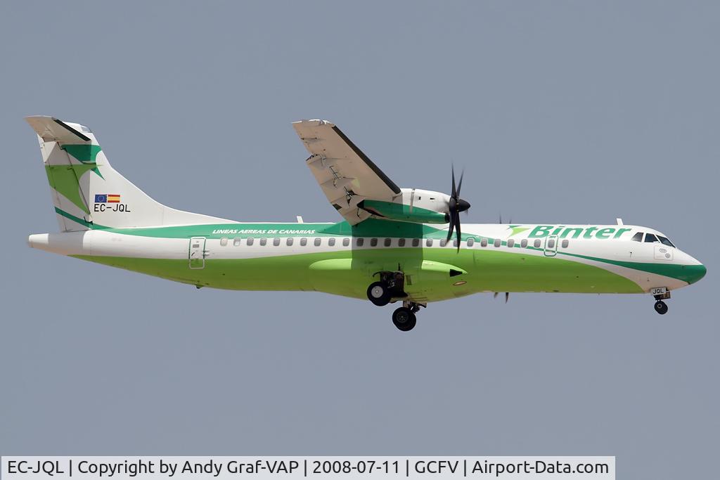 EC-JQL, 2006 ATR 72-212A C/N 726, Binter Canarias ATR72