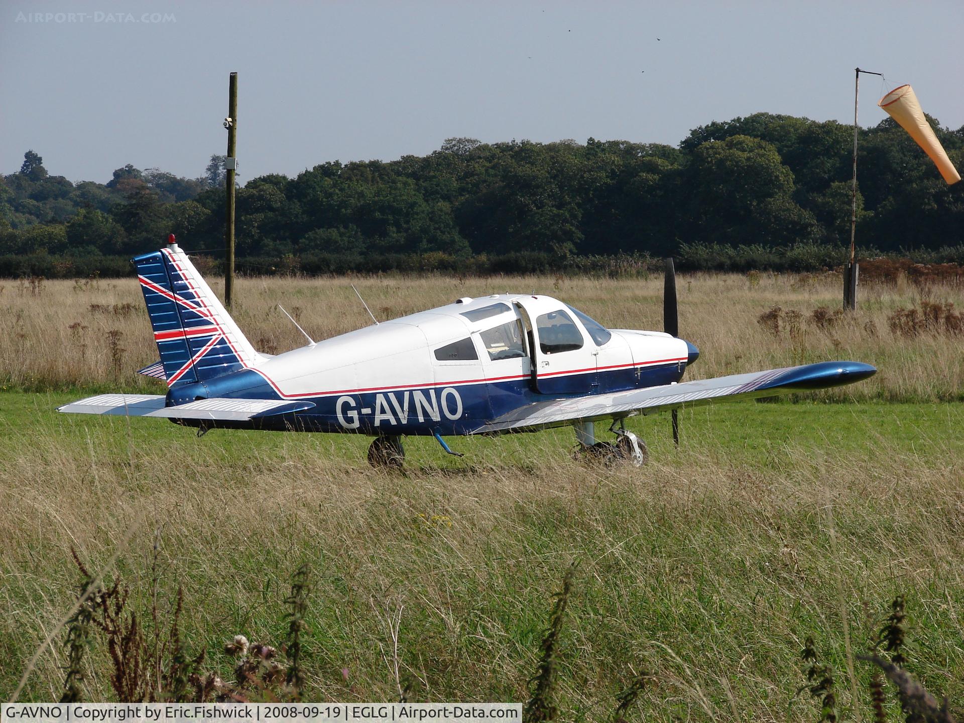 G-AVNO, 1967 Piper PA-28-180 Cherokee C/N 28-4105, 2. G-AVNO visiting Panshanger Airfield