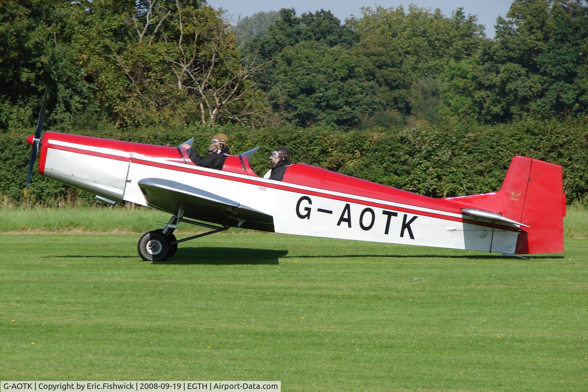 G-AOTK, 1956 Druine D-5 Turbi C/N PFA 230, 1. G-AOTK at Shuttleworth (Old Warden) Aerodrome.