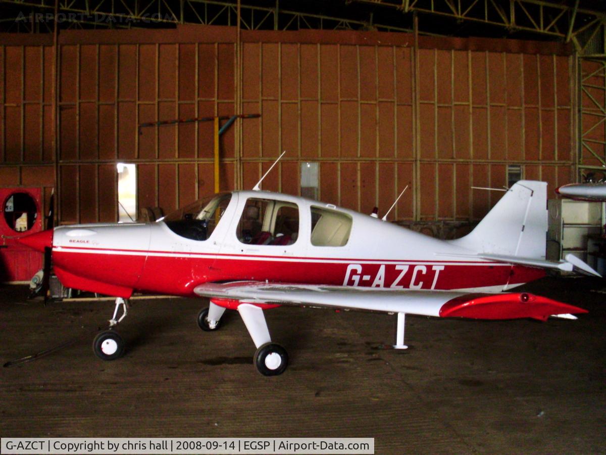 G-AZCT, 1970 Beagle B-121 Pup Series 1 (Pup 100) C/N B121-161, inside the main hangar at Sibson
