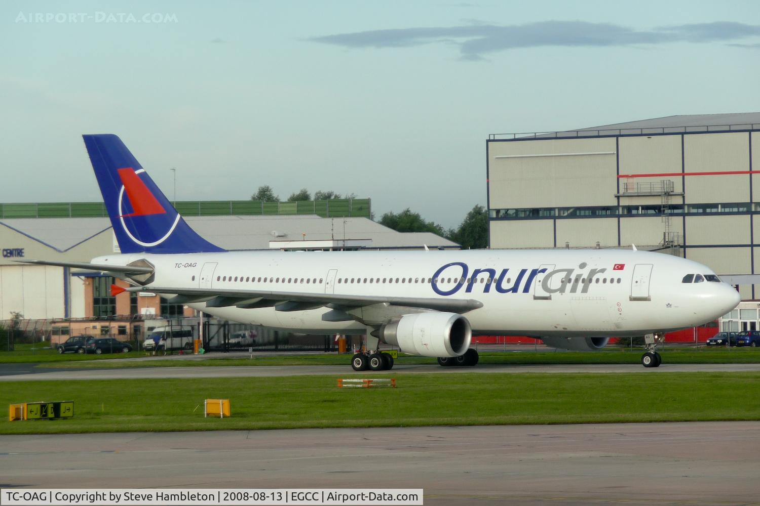 TC-OAG, 1994 Airbus A300B4-605R C/N 747, Early Onurair arrival at MAN