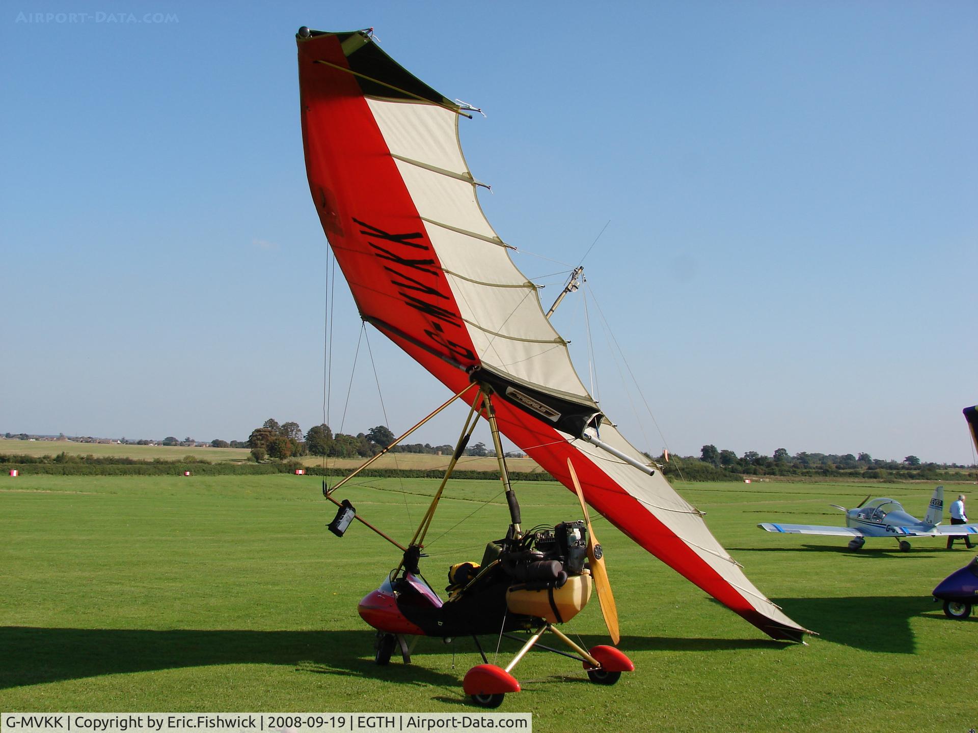 G-MVKK, 1988 Solar Wings Pegasus XL-R C/N SW-WA-1397, 1. G-MVKK visiting Shuttleworth (Old Warden) Aerodrome.
