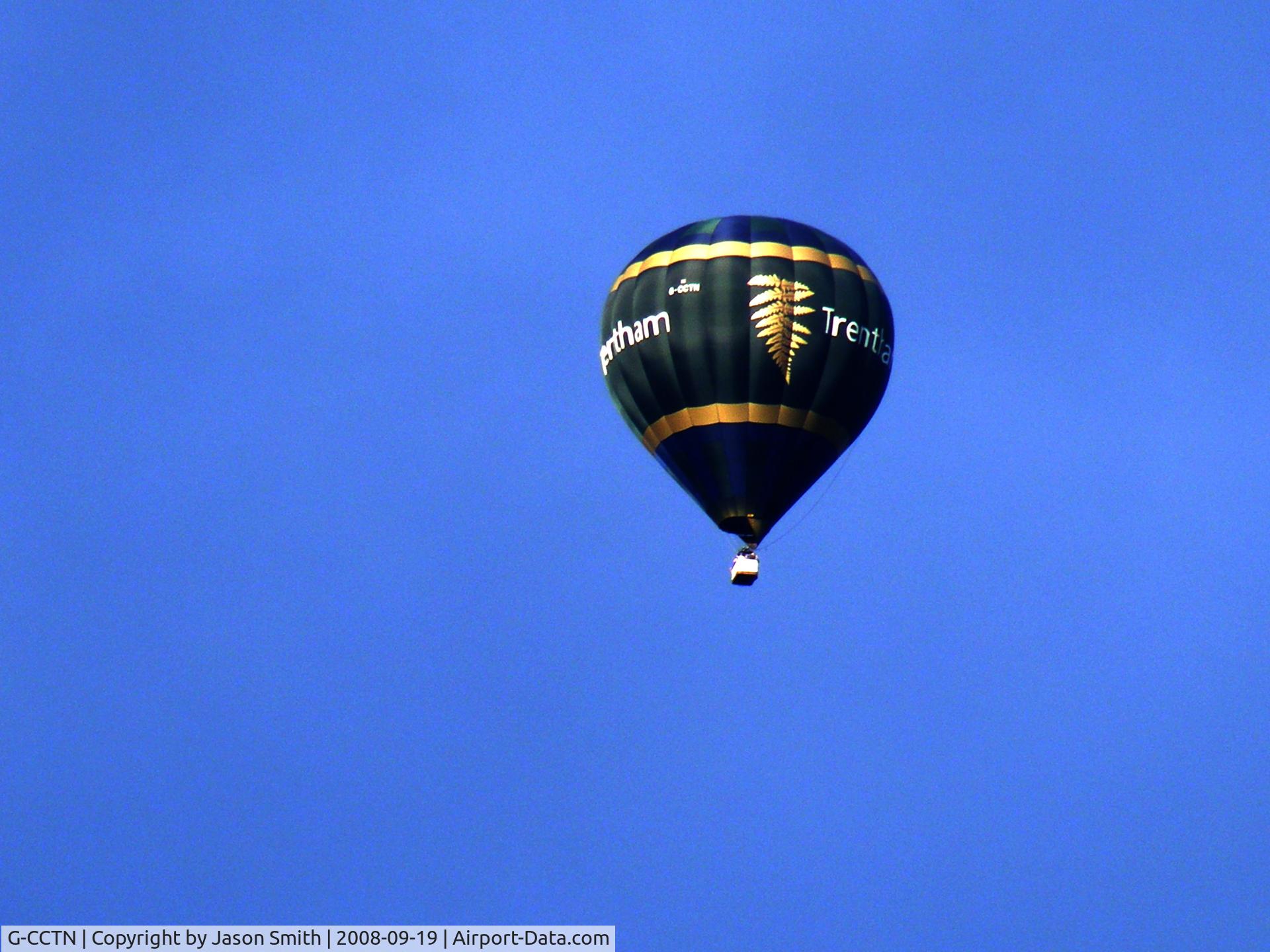 G-CCTN, 2004 UltraMagic T-180 C/N 180/48, Trentham Balloon Photographed Over Longton, Stoke-On-Trent