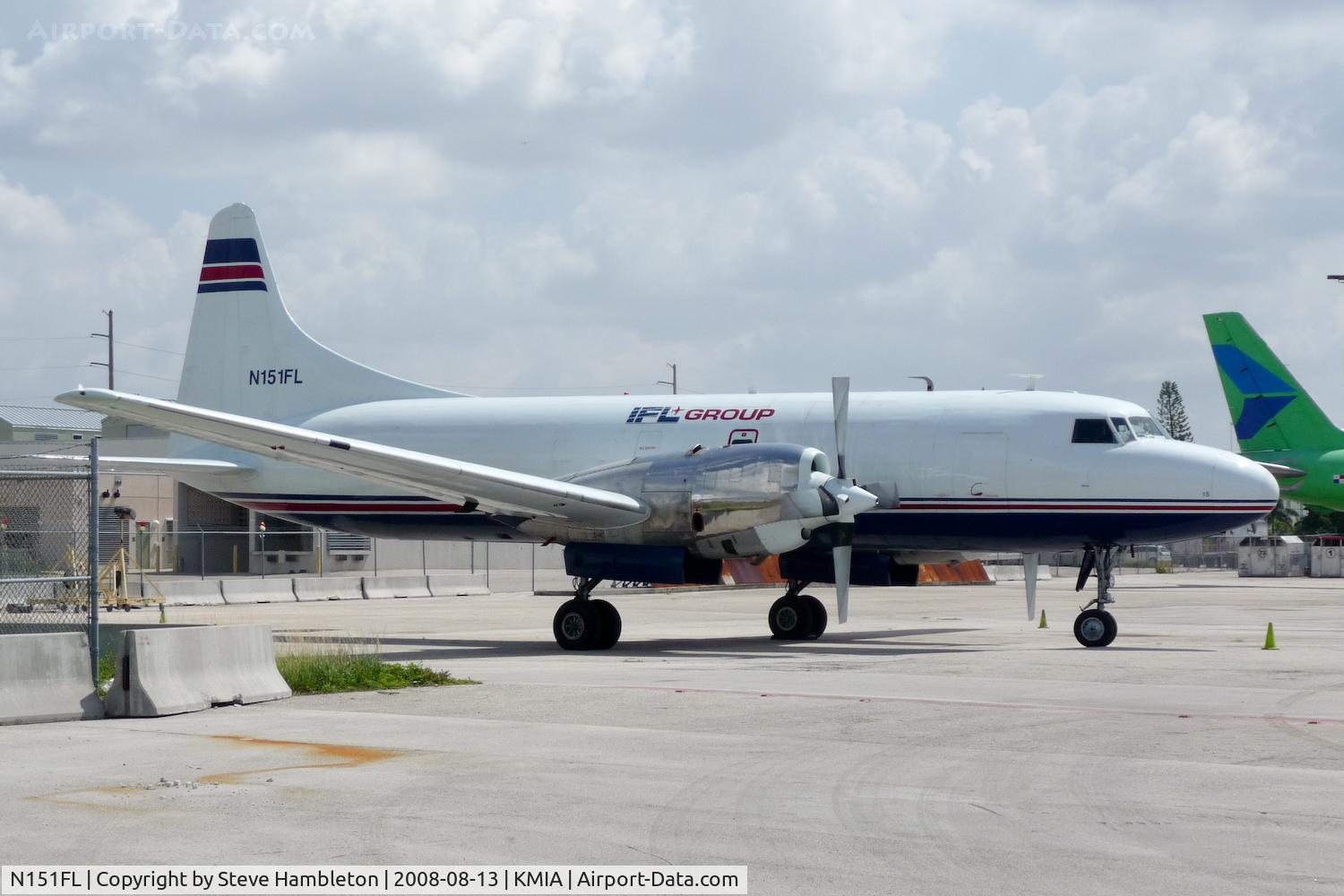 N151FL, 1953 Convair 580 C/N 51, IFL Convair 340 at Miami
