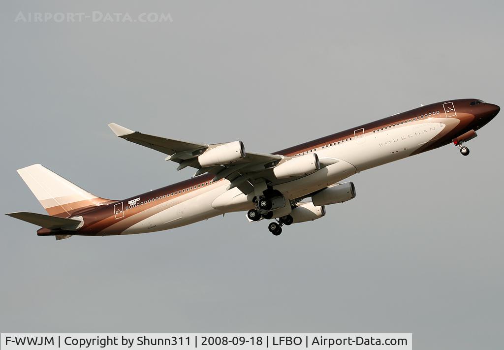 F-WWJM, 2008 Airbus A340-313X C/N 955, C/n 955 - On go around during first flight... To be M-ABUS