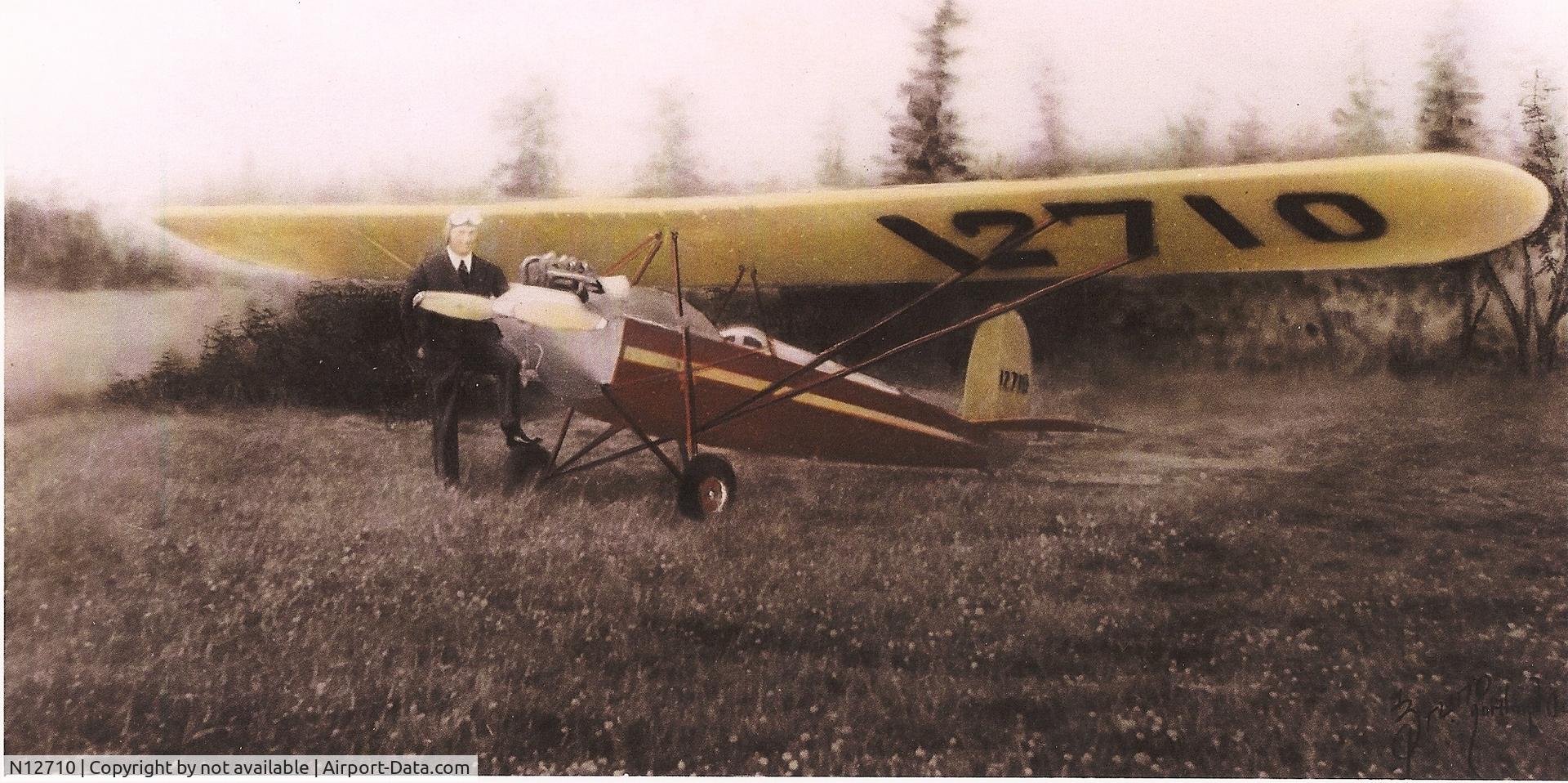 N12710, 1932 Heath V Parasol C/N 13097, Built and flown by Louis Ott