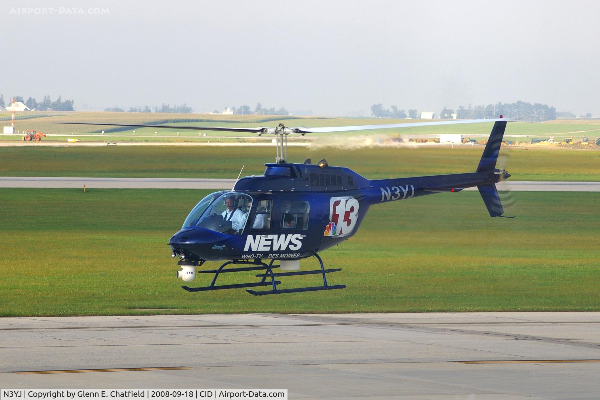 N3YJ, 1994 Bell 206B C/N 4322, In for Senator McCain's visit