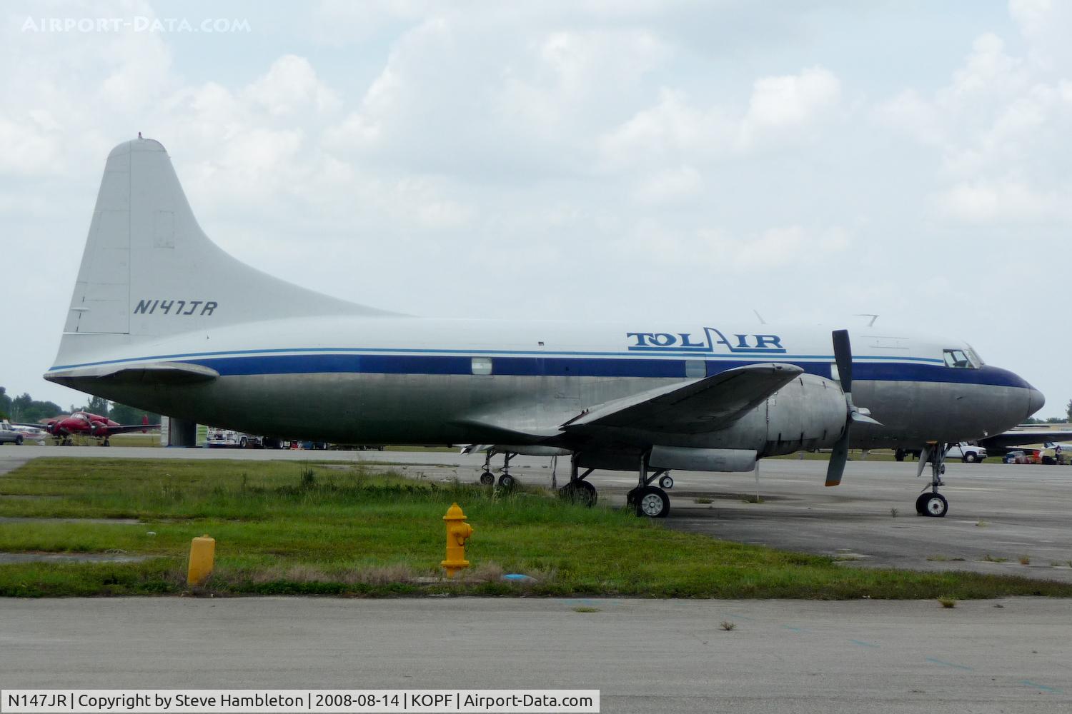 N147JR, General Dynamics Corp. 240-27 C/N 403, Convair at Opa Locka