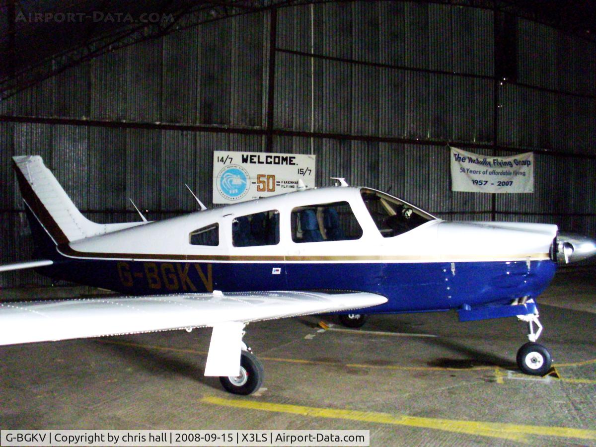 G-BGKV, 1977 Piper PA-28R-201 Cherokee Arrow III C/N 28R-7737156, Little Snoring