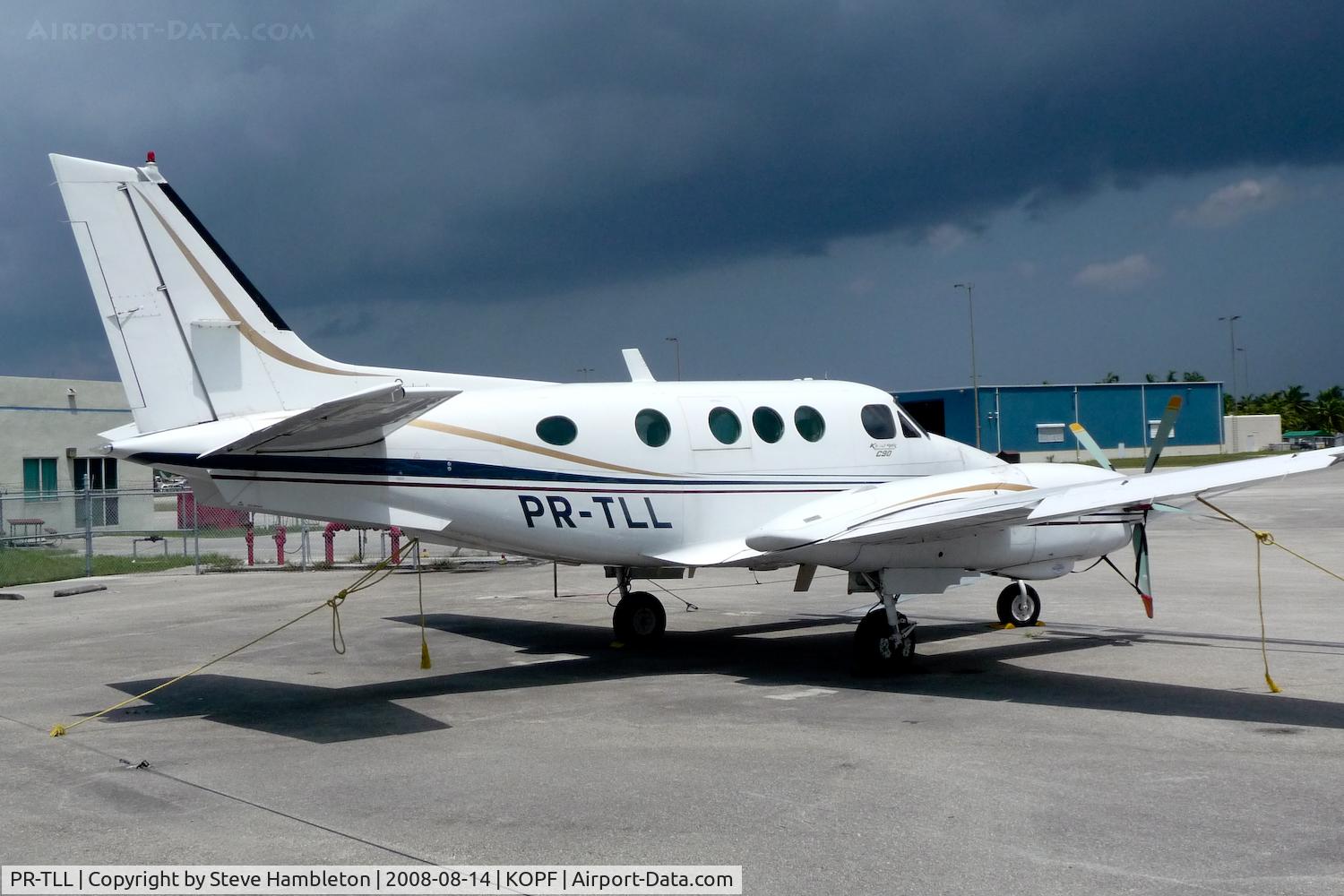 PR-TLL, Beech C90 King Air C/N LJ-713, Brasilian King Air at Opa Locka