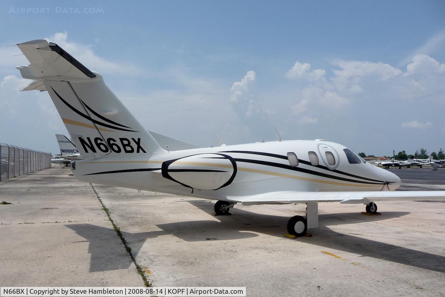 N66BX, 2008 Eclipse Aviation Corp EA500 C/N 000154, A VLJ at Opa Locka
