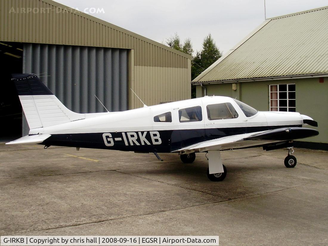 G-IRKB, 1977 Piper PA-28R-201 Cherokee Arrow III C/N 28R-7737071, Previous ID: D-EJDS